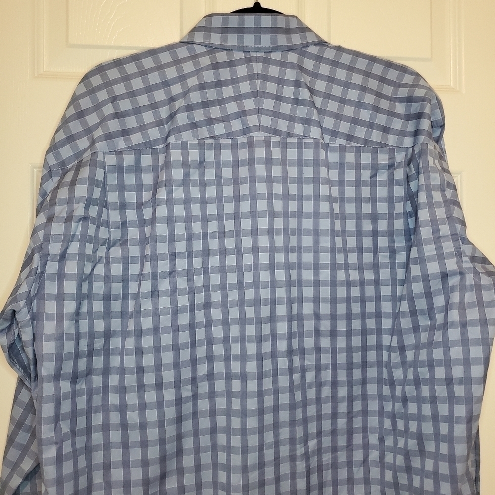 Robert Talbott Cotton Plaid Button Down Shirt Nec… - image 5